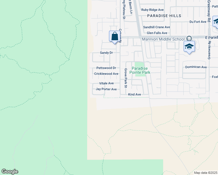 map of restaurants, bars, coffee shops, grocery stores, and more near 132 Jay Porter Avenue in Henderson