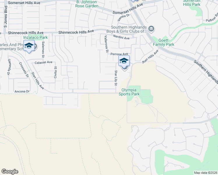 map of restaurants, bars, coffee shops, grocery stores, and more near 5074 Echo Shire Avenue in Las Vegas