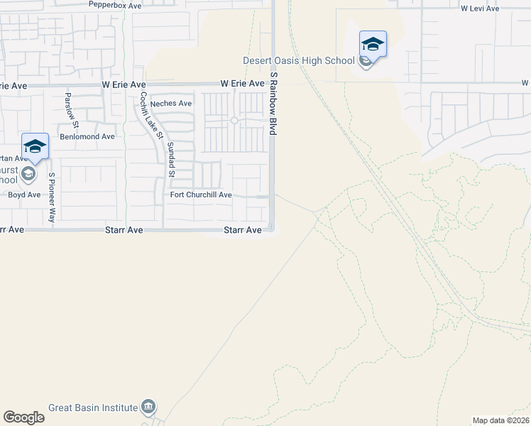 map of restaurants, bars, coffee shops, grocery stores, and more near 11242 Fort Verde Street in Las Vegas