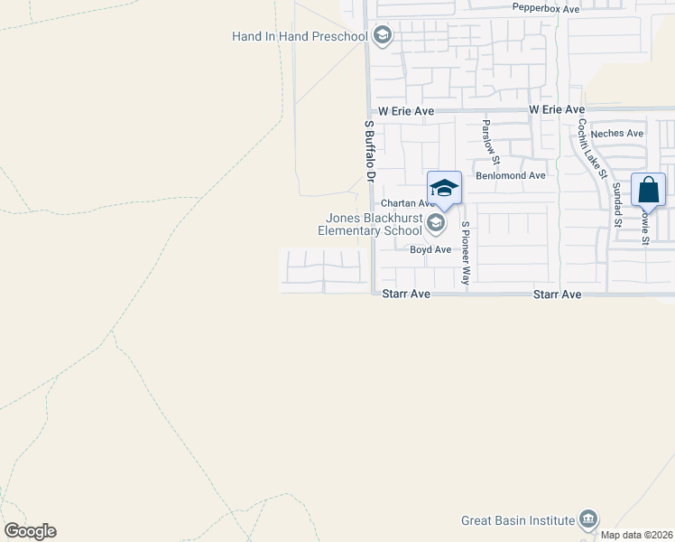 map of restaurants, bars, coffee shops, grocery stores, and more near 7877 Dell Ridge Avenue in Las Vegas