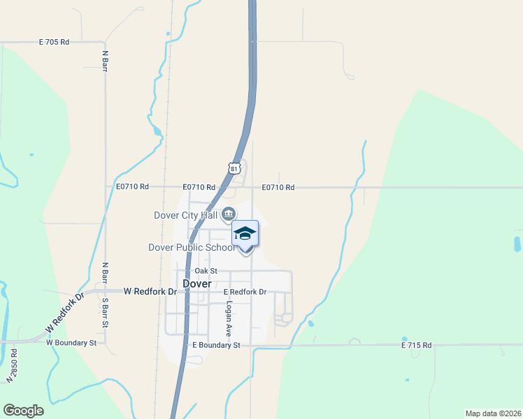 map of restaurants, bars, coffee shops, grocery stores, and more near 332 North Taylor Street in Dover