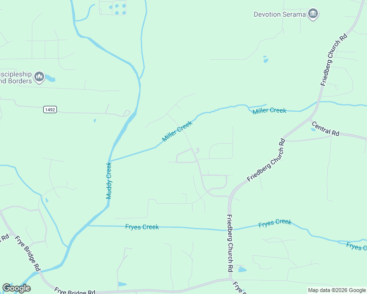 map of restaurants, bars, coffee shops, grocery stores, and more near 402 Overlook Trail in Clemmons