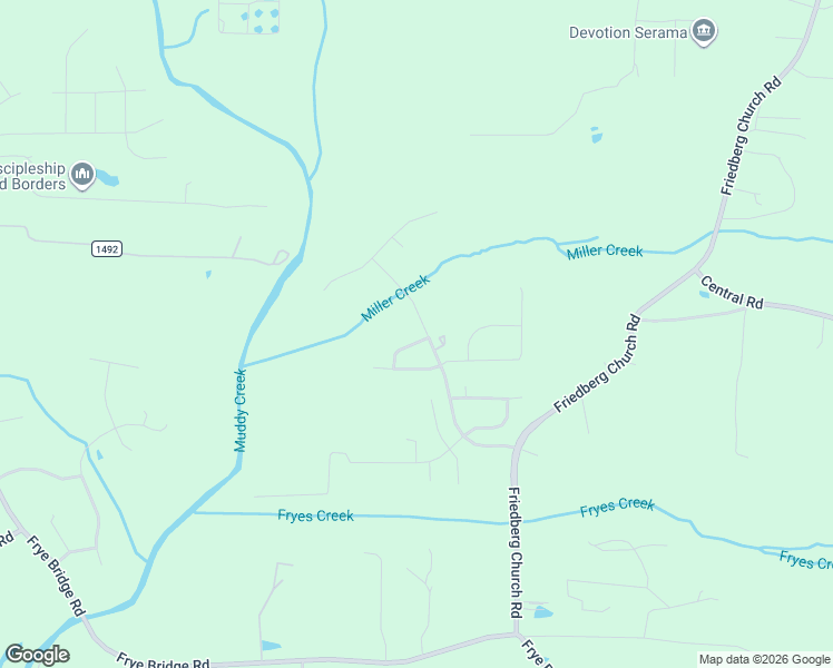 map of restaurants, bars, coffee shops, grocery stores, and more near 402 Overlook Trail in Clemmons