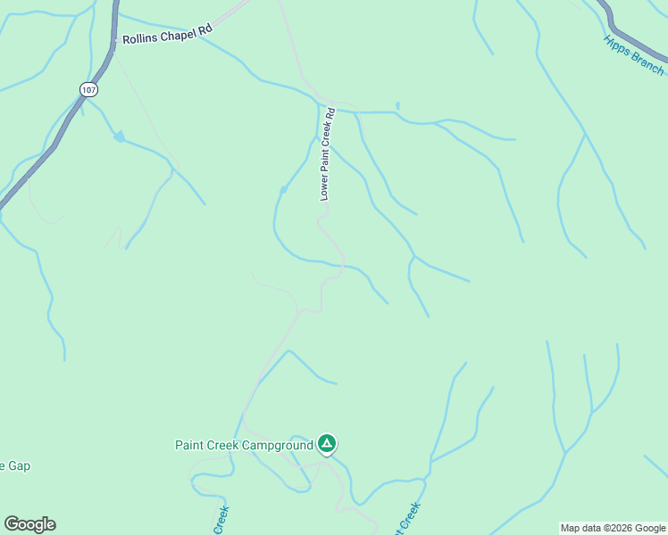 map of restaurants, bars, coffee shops, grocery stores, and more near 1072 Lower Paint Creek Road in Greeneville