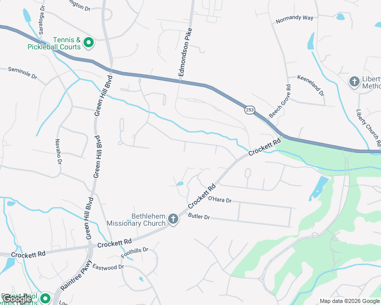 map of restaurants, bars, coffee shops, grocery stores, and more near 1252 Morning Glory Court in Brentwood