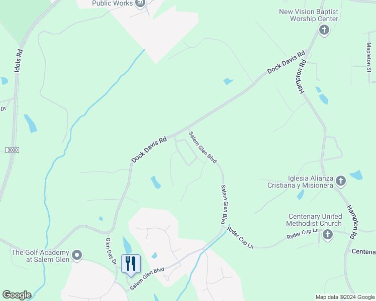 map of restaurants, bars, coffee shops, grocery stores, and more near 4947 Britton Gardens Road in Clemmons