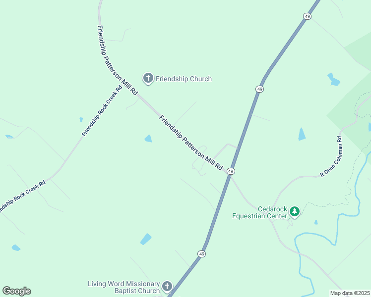 map of restaurants, bars, coffee shops, grocery stores, and more near 4823 Friendship Patterson Mill Road in Burlington