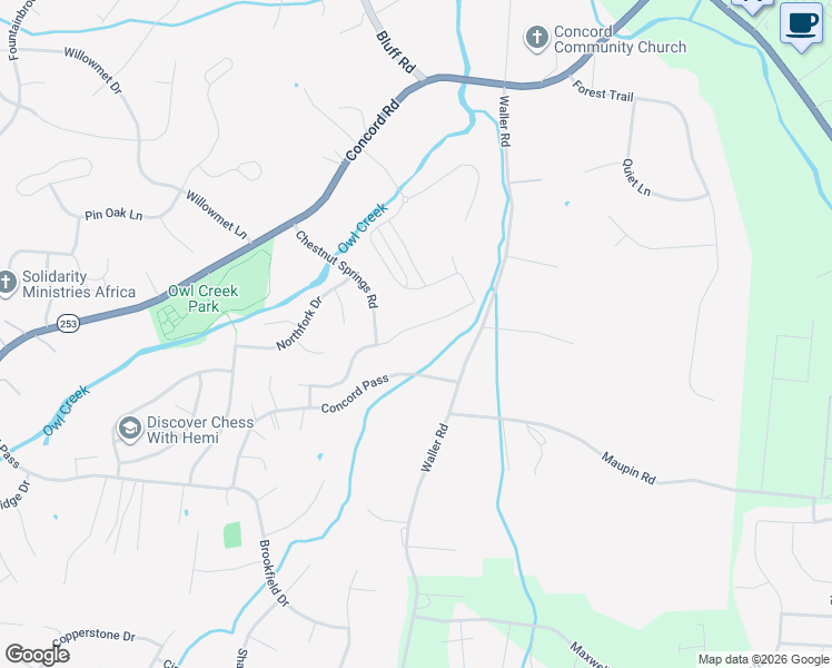 map of restaurants, bars, coffee shops, grocery stores, and more near 9767 Jupiter Forest Drive in Brentwood