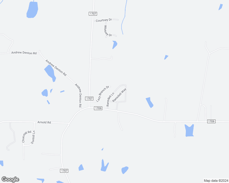 map of restaurants, bars, coffee shops, grocery stores, and more near 68 Ransdell Lane in Louisburg