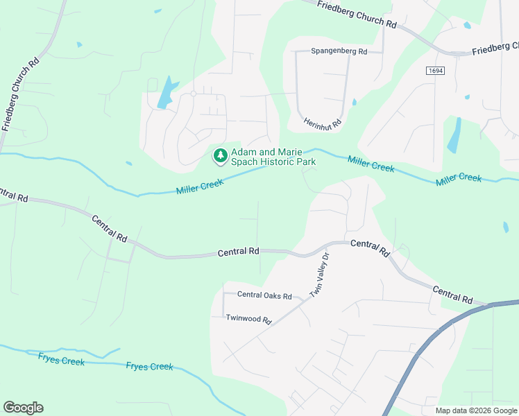 map of restaurants, bars, coffee shops, grocery stores, and more near 872 Central Road in Clemmons