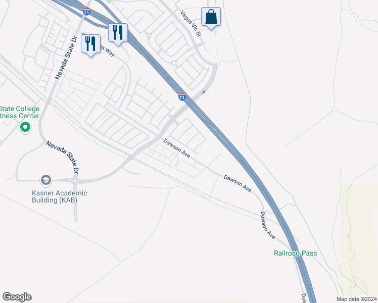 map of restaurants, bars, coffee shops, grocery stores, and more near 1320 Arcadia Rim Place in Henderson