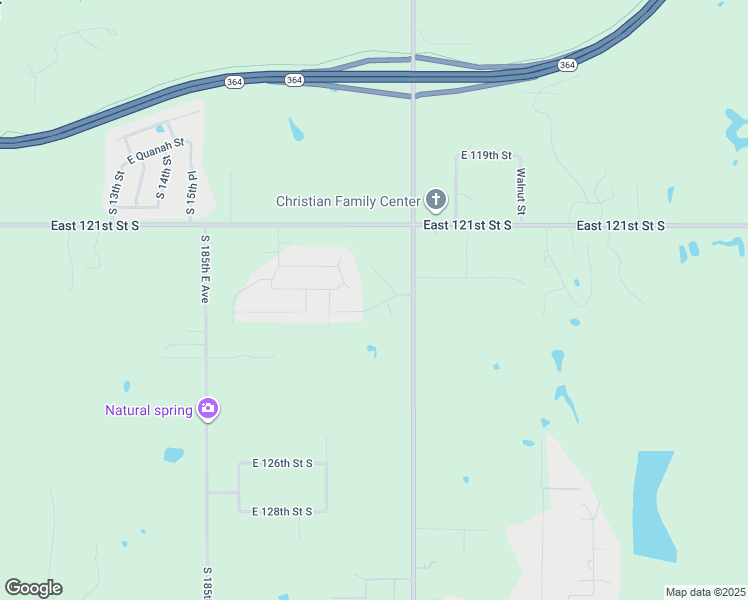 map of restaurants, bars, coffee shops, grocery stores, and more near 6628 South 22nd Court in Broken Arrow