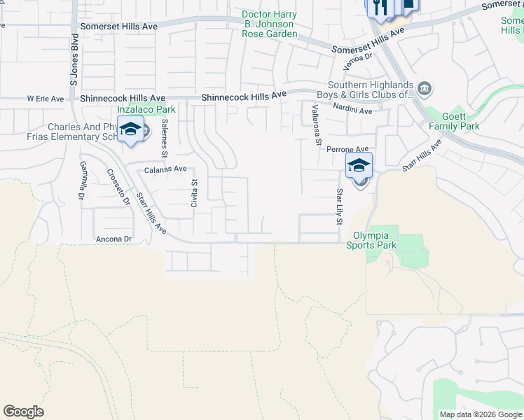 map of restaurants, bars, coffee shops, grocery stores, and more near 11209 Romette Court in Las Vegas