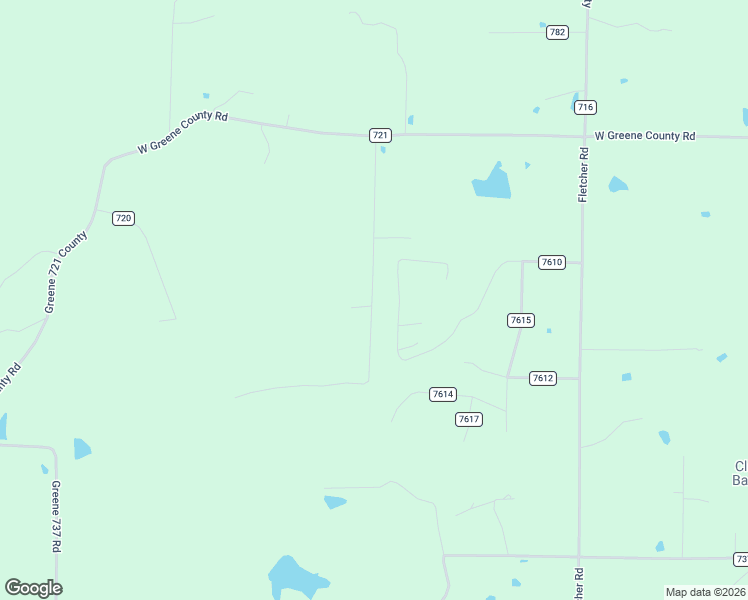 map of restaurants, bars, coffee shops, grocery stores, and more near 668 Greene Road 7610 in Paragould