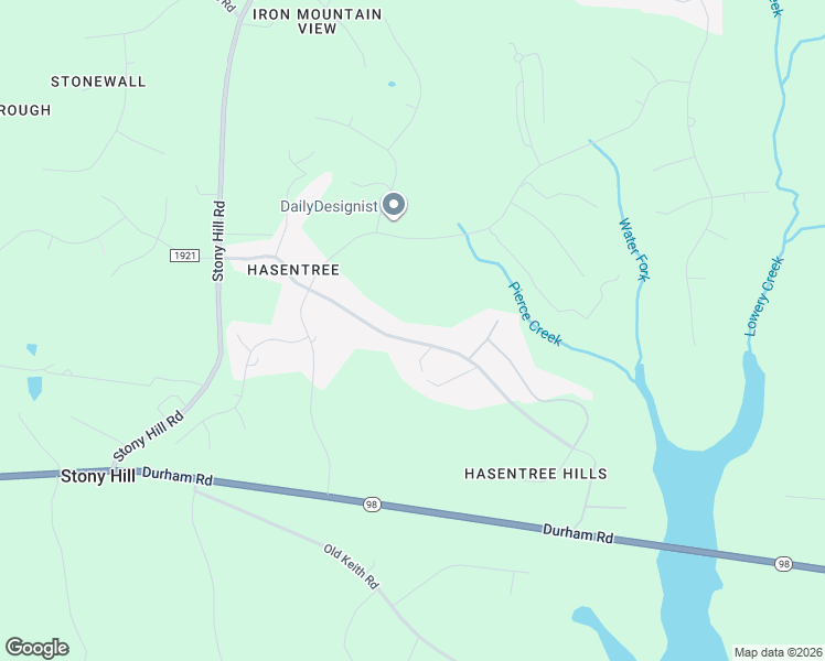 map of restaurants, bars, coffee shops, grocery stores, and more near 1233 Keith Road in Wake Forest