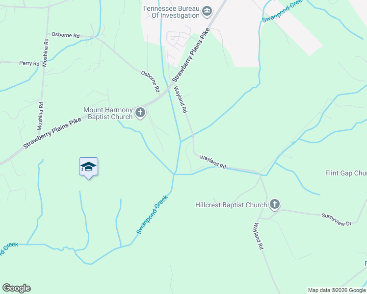 map of restaurants, bars, coffee shops, grocery stores, and more near 1920 Hidden Springs Road in Knoxville