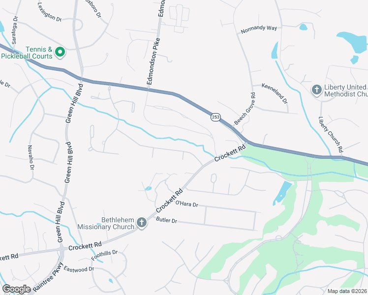 map of restaurants, bars, coffee shops, grocery stores, and more near 9516 Elmbrooke Boulevard in Brentwood