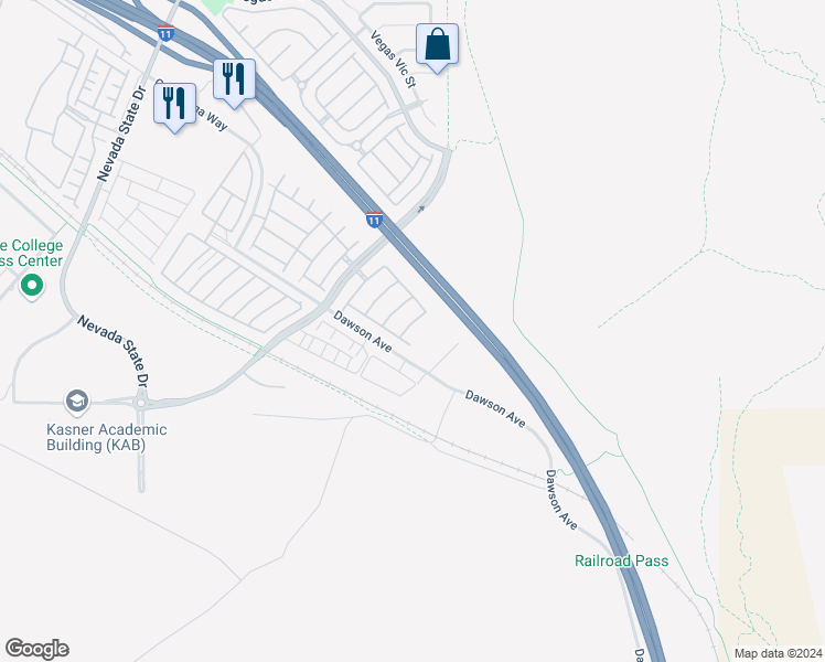 map of restaurants, bars, coffee shops, grocery stores, and more near 1110 Tropical Star Lane in Henderson