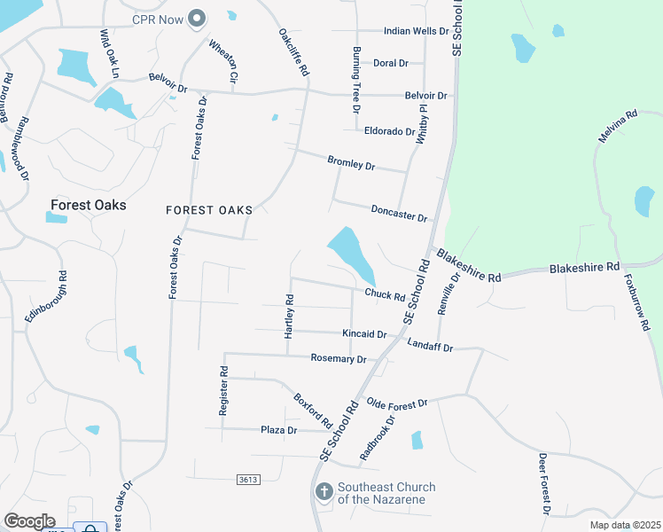 map of restaurants, bars, coffee shops, grocery stores, and more near 4701 Chuck Road in Greensboro