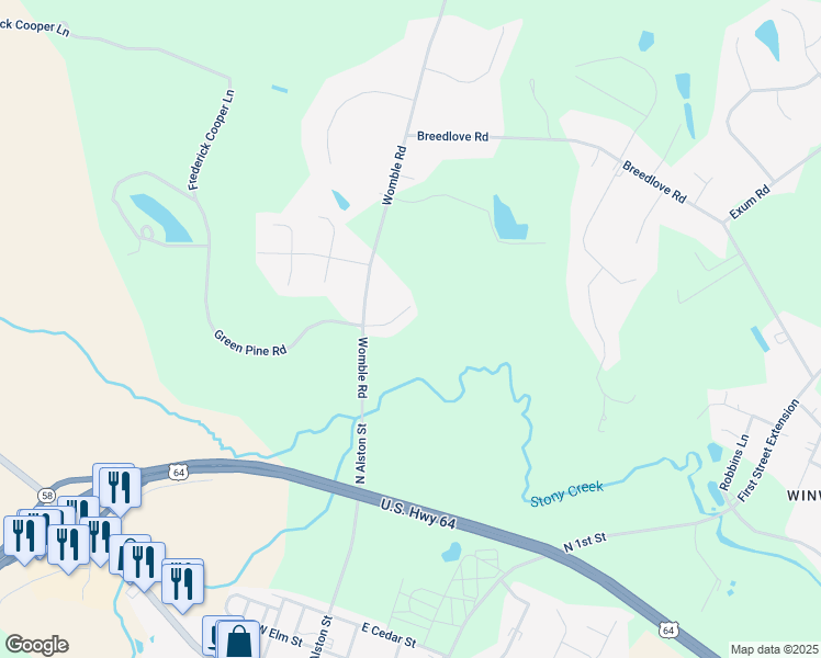 map of restaurants, bars, coffee shops, grocery stores, and more near 874 Live Oak Lane in Nashville