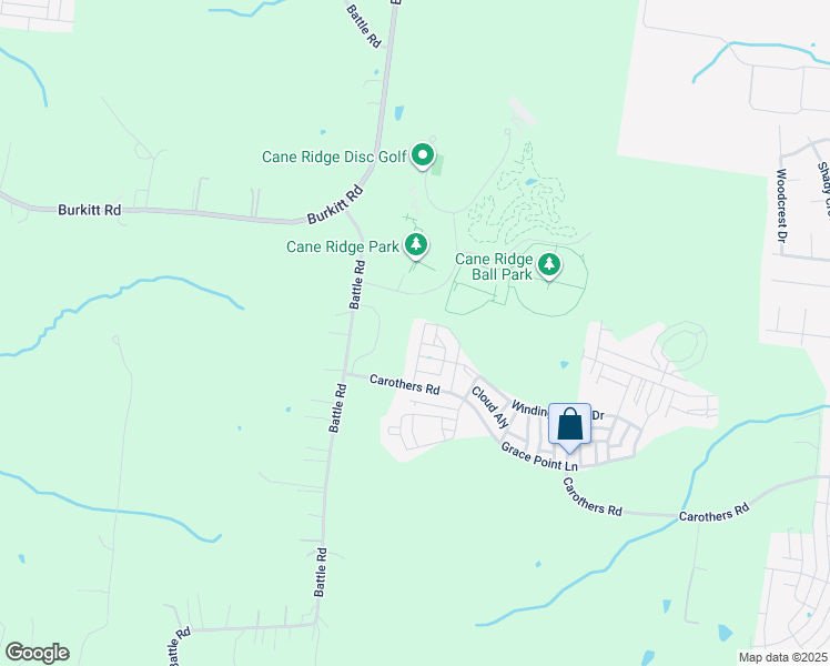 map of restaurants, bars, coffee shops, grocery stores, and more near 2372 Fairchild Circle in Nolensville