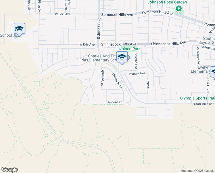 map of restaurants, bars, coffee shops, grocery stores, and more near 5999 West Tinazzi Way in Las Vegas