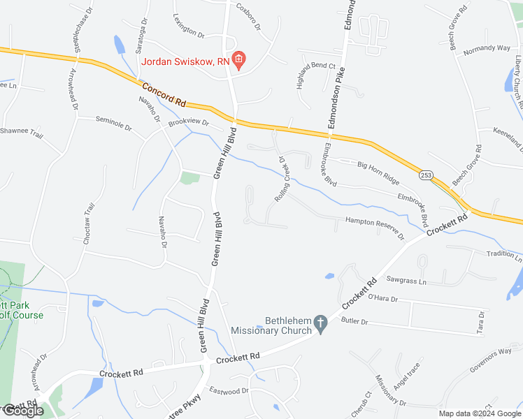map of restaurants, bars, coffee shops, grocery stores, and more near 1211 Rolling Creek Drive in Brentwood