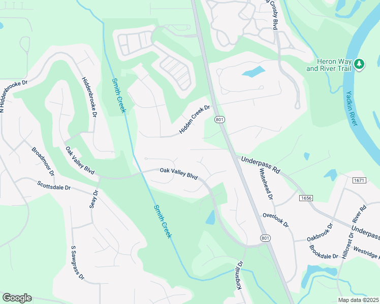 map of restaurants, bars, coffee shops, grocery stores, and more near 179 Bowden Road in Advance