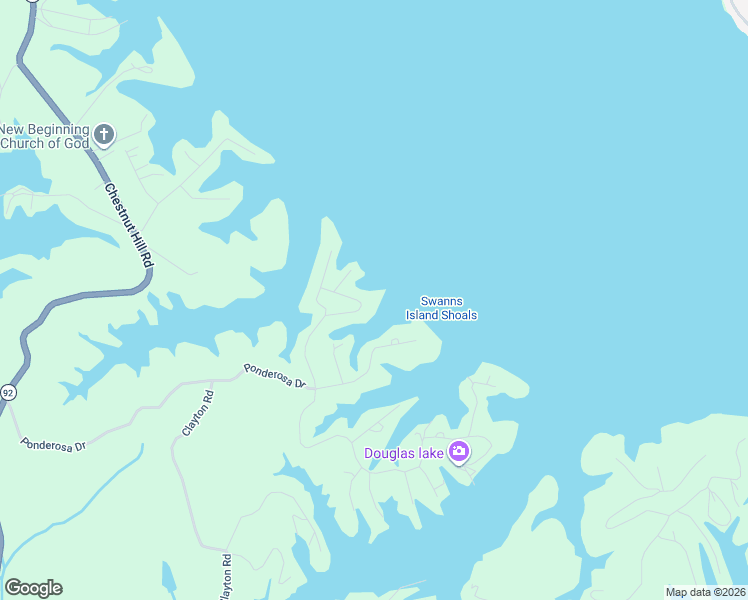 map of restaurants, bars, coffee shops, grocery stores, and more near 1622 Wagon Cir in Dandridge