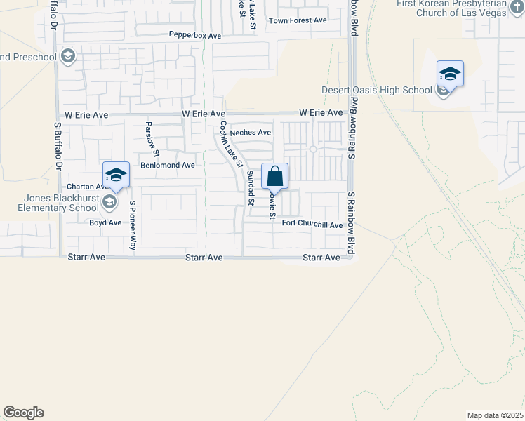 map of restaurants, bars, coffee shops, grocery stores, and more near 7185 Hood River Avenue in Las Vegas
