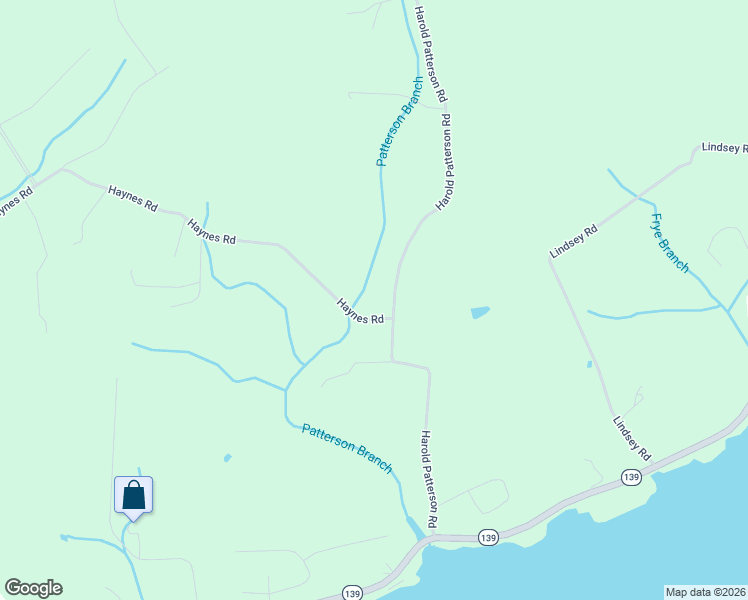 map of restaurants, bars, coffee shops, grocery stores, and more near 408 Haynes Road in Dandridge