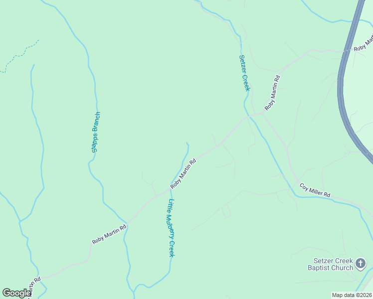 map of restaurants, bars, coffee shops, grocery stores, and more near 2354 Roby Martin Road in Lenoir