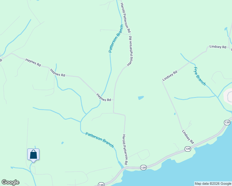 map of restaurants, bars, coffee shops, grocery stores, and more near 1568 Harold Patterson Road in Dandridge