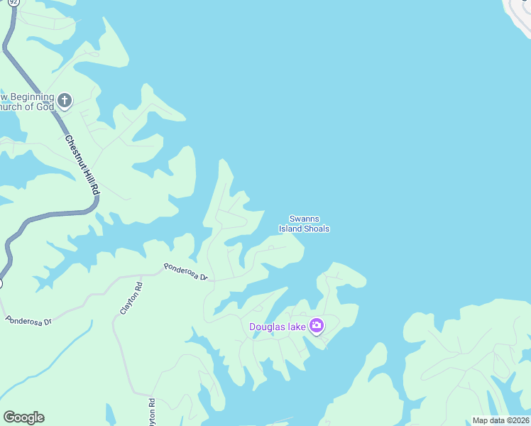 map of restaurants, bars, coffee shops, grocery stores, and more near 1622 Wagon Cir in Dandridge