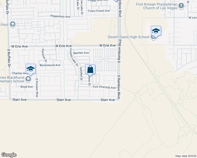map of restaurants, bars, coffee shops, grocery stores, and more near 11157 Salinas Pueblo Street in Las Vegas