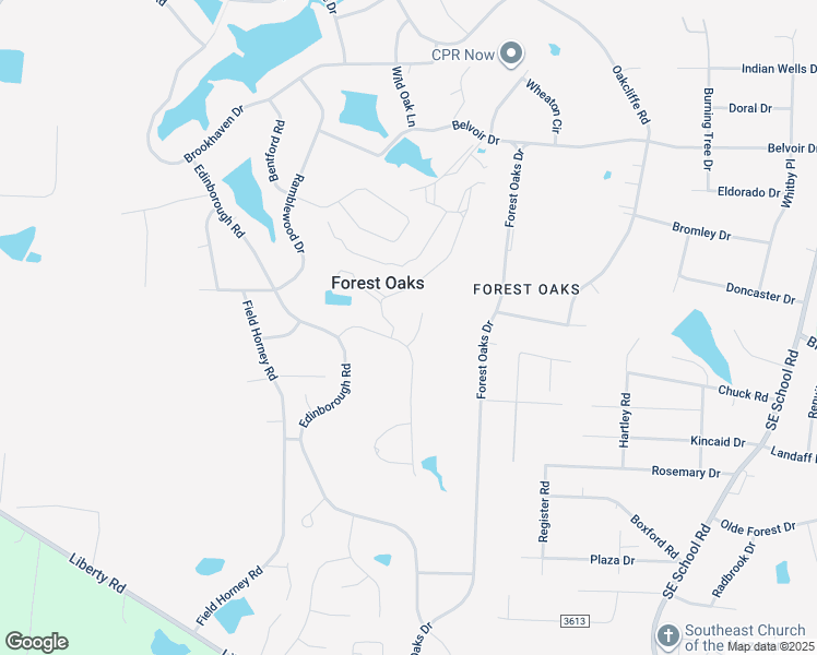 map of restaurants, bars, coffee shops, grocery stores, and more near 1 Warfield Court in Greensboro