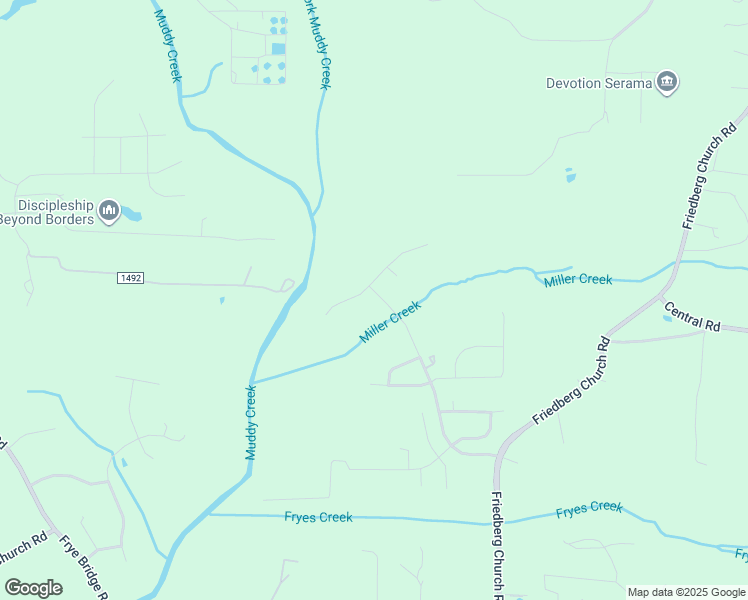 map of restaurants, bars, coffee shops, grocery stores, and more near 230 Meadowfield Run in Clemmons