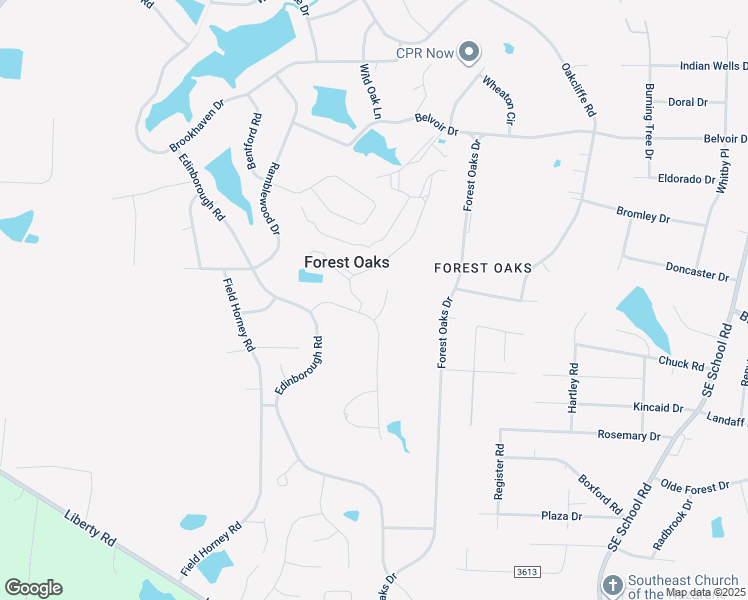 map of restaurants, bars, coffee shops, grocery stores, and more near 1 Warfield Court in Greensboro