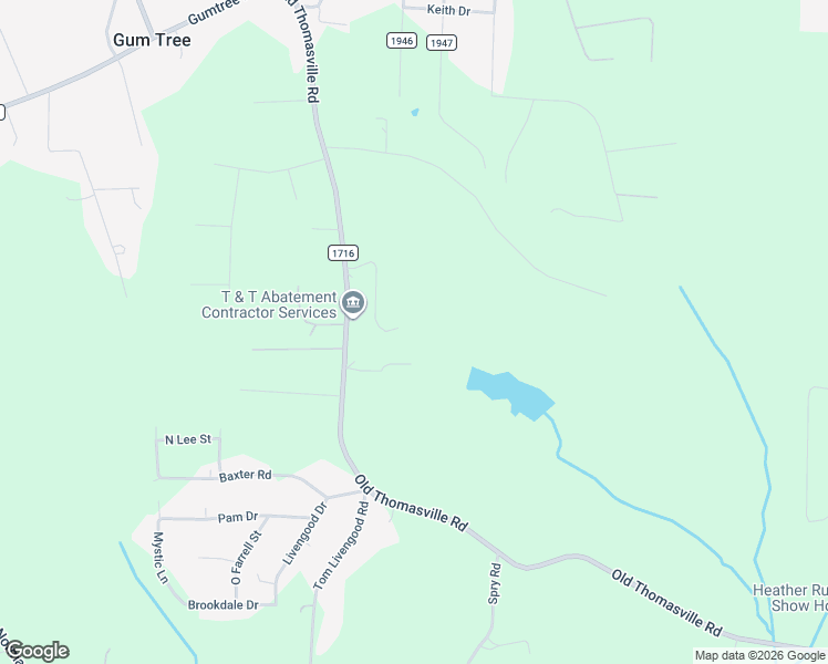map of restaurants, bars, coffee shops, grocery stores, and more near 4806 Old Thomasville Road in Winston-Salem