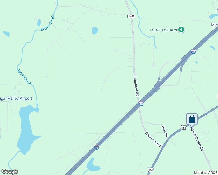 map of restaurants, bars, coffee shops, grocery stores, and more near 233 Dare Lane in Advance