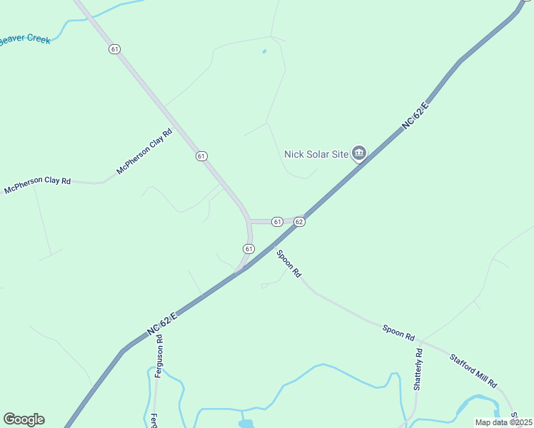 map of restaurants, bars, coffee shops, grocery stores, and more near 2148 North Carolina 61 in Liberty