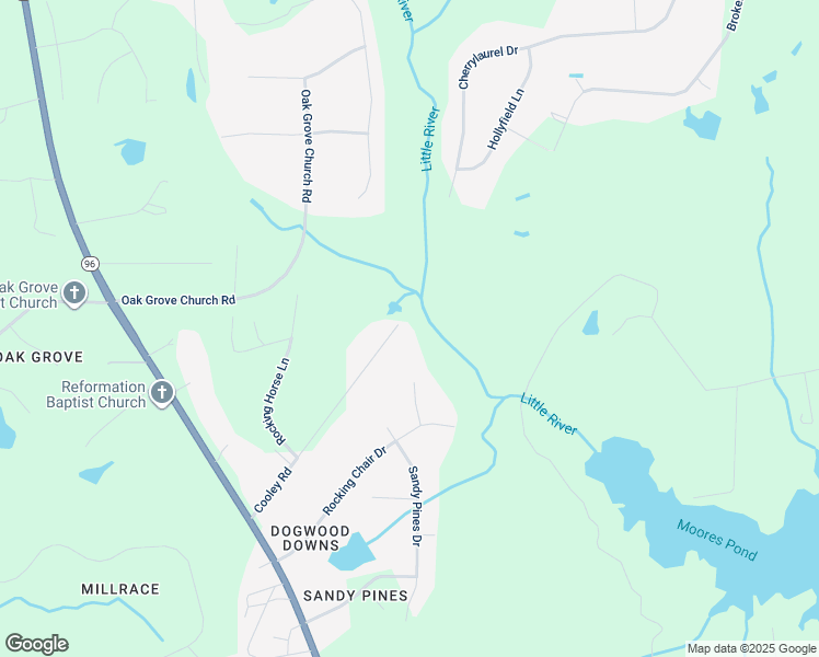 map of restaurants, bars, coffee shops, grocery stores, and more near 178 Cooley Road in Youngsville