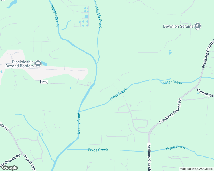 map of restaurants, bars, coffee shops, grocery stores, and more near 183 Meadowfield Run in Clemmons