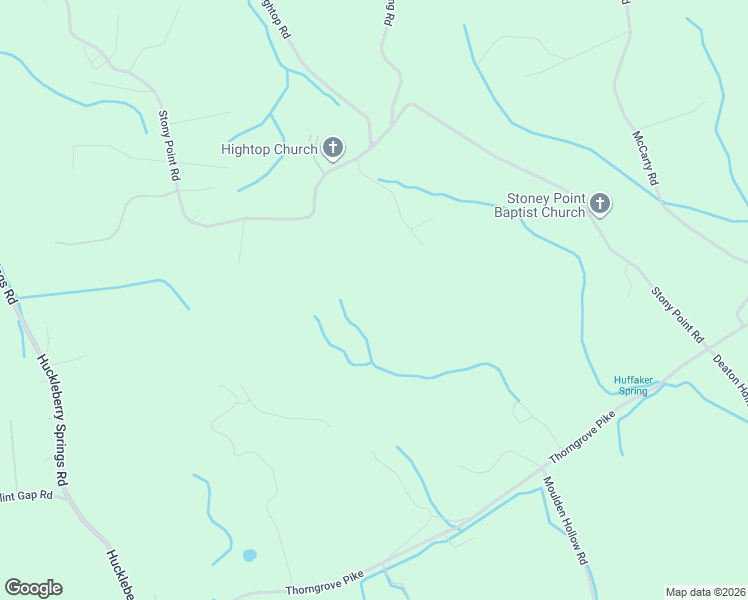 map of restaurants, bars, coffee shops, grocery stores, and more near 1553 Stony Point Road in Knoxville