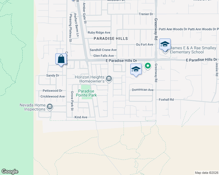 map of restaurants, bars, coffee shops, grocery stores, and more near 712 Point Bluff Street in Henderson