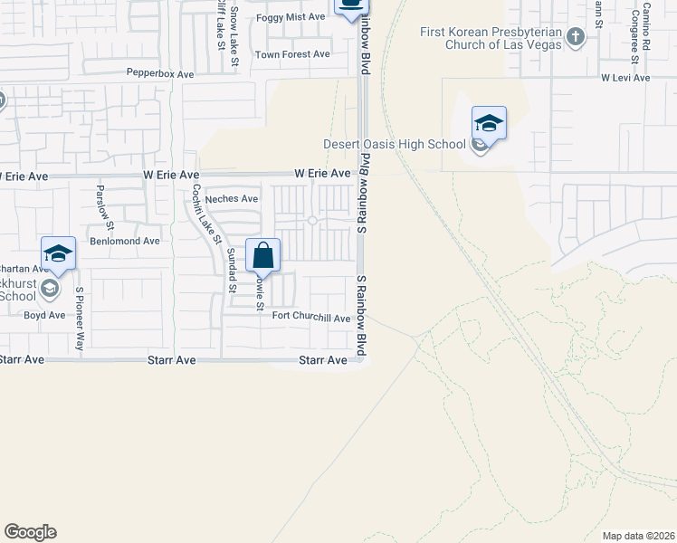 map of restaurants, bars, coffee shops, grocery stores, and more near 6942 Grand Junction Avenue in Las Vegas