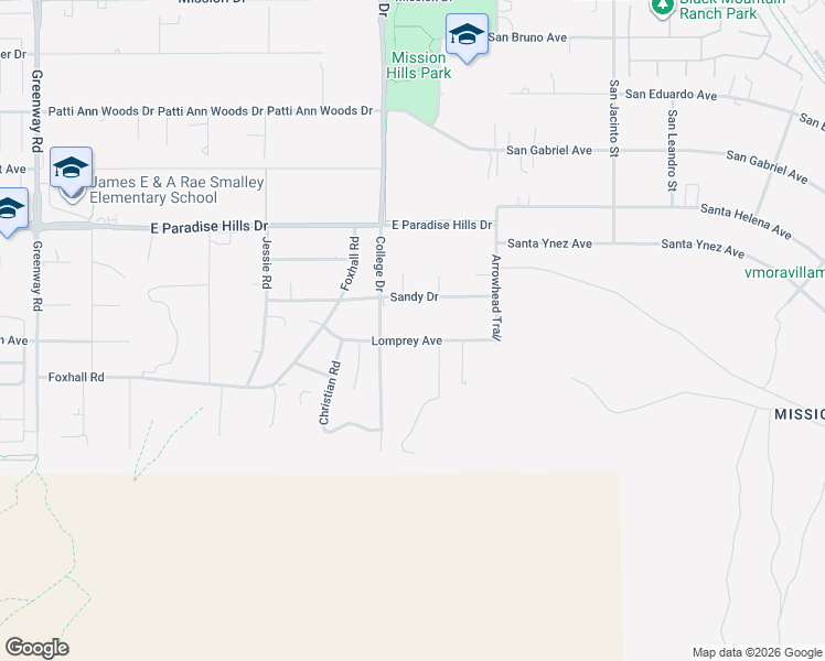 map of restaurants, bars, coffee shops, grocery stores, and more near 741 Sandy Drive in Henderson