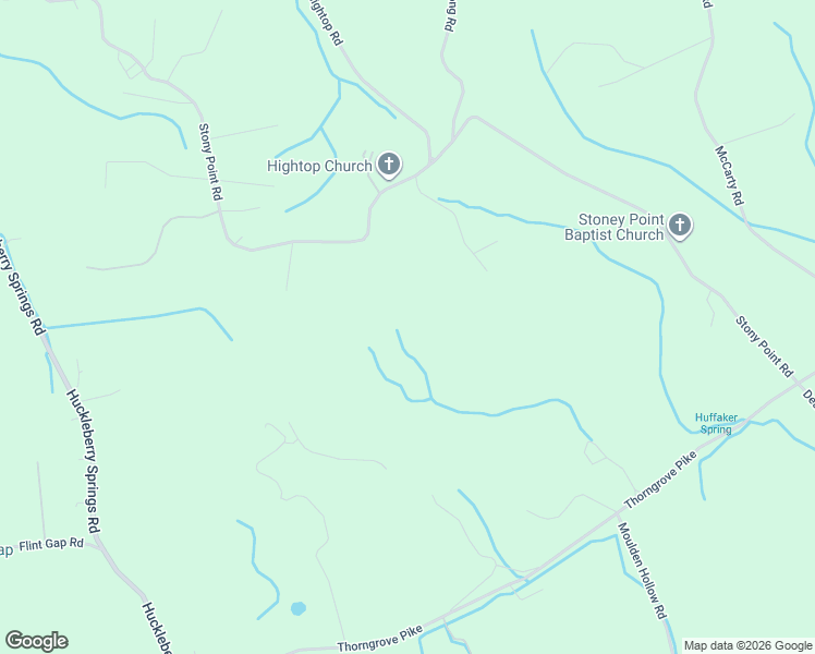 map of restaurants, bars, coffee shops, grocery stores, and more near 1553 Stony Point Road in Knoxville