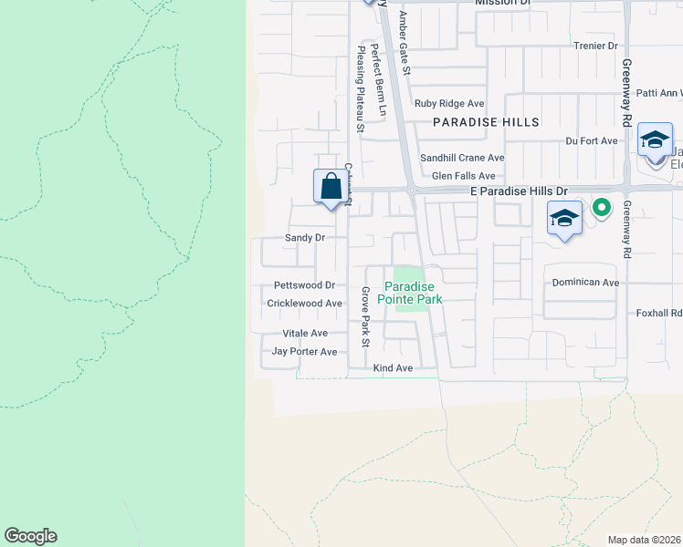 map of restaurants, bars, coffee shops, grocery stores, and more near 1128 Tomasian Court in Henderson