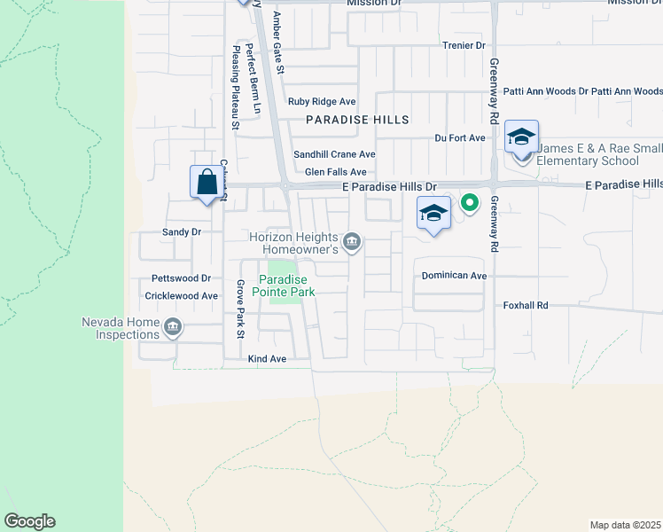 map of restaurants, bars, coffee shops, grocery stores, and more near 151 Afternoon Rain Avenue in Henderson